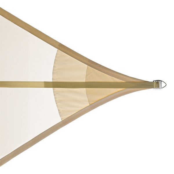 Sonnensegel Wasserdicht Beige Rechteck 300x400 cm - Maanta® Ez Breez