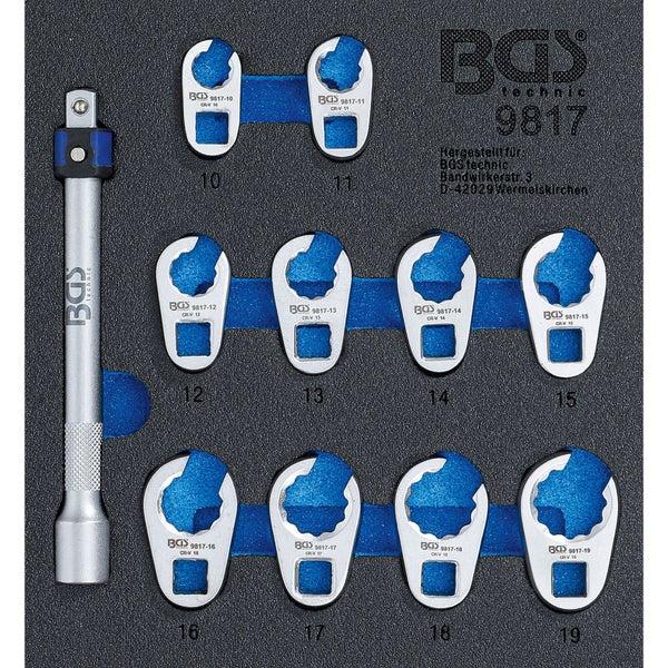 BGS technic Steckschlüssel-Einsatz Set mit Verlängerung