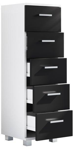 Holz Badmöbel Schubladen Badschrank Kommode Zalo M
