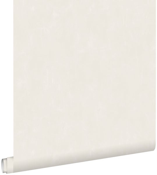 ESTAhome Tapete mit malerischem Effekt Creme-Beige - 53 cm x 10,05 m - 136404