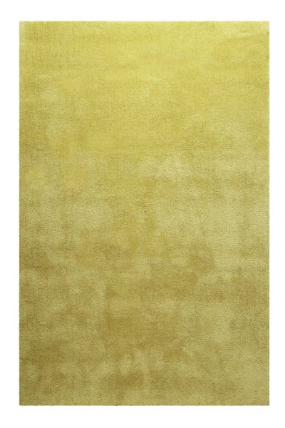 Teppich Senfgelb Hochflor Pisa Homie Living 70x140 cm