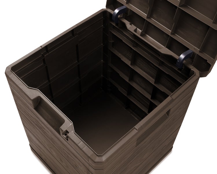 Ondis24 Kissenbox Madera Mini braun, Aufbewahrungsbox, Box