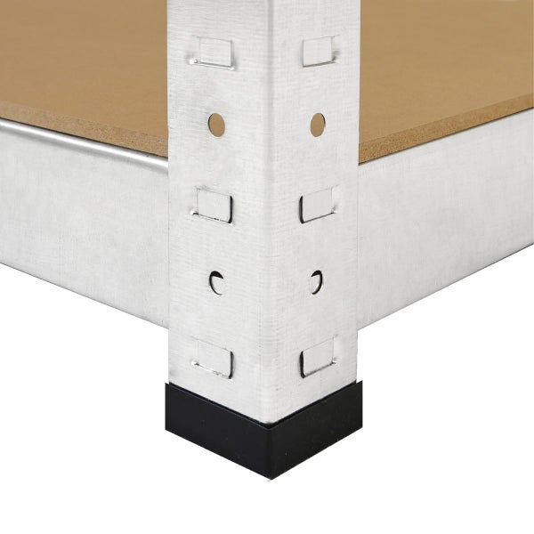 Galwix Lagerregal Garagenregal Stahlregal Industrieregal 150cm x 75cm x 30cm