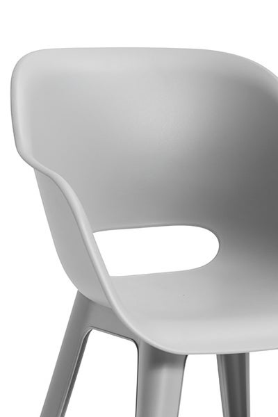 Akola Stuhl 2er-Set, 55x56x80 cm, ergonomisch, wetterfest, aus Kunststoff, modern für draußen