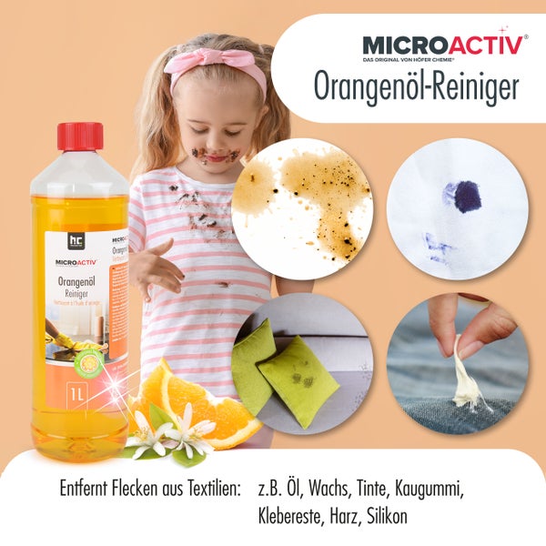 Orangenöl Reiniger in Plastikflasche