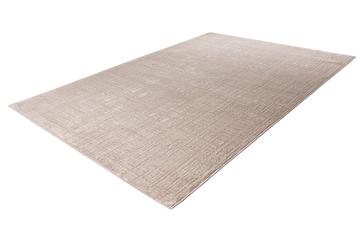 Rechteckiger Teppich mit geometrischem Strukturmuster
