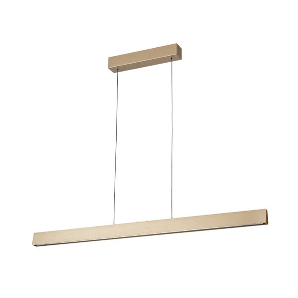 Moderne LED Pendelleuchte in länglicher Form für den Innenbereich