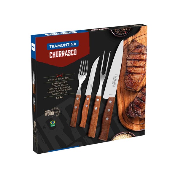 Tramontina Churrasco Grillbesteckset, 14-teilig