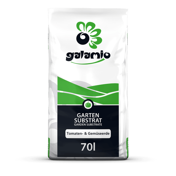 Galamio Gartensubstrat für Tomaten und Gemüse, 70 Liter Sack.