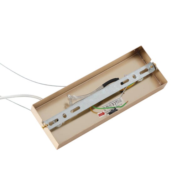 Innenansicht einer Deckenleuchte mit Montageelementen