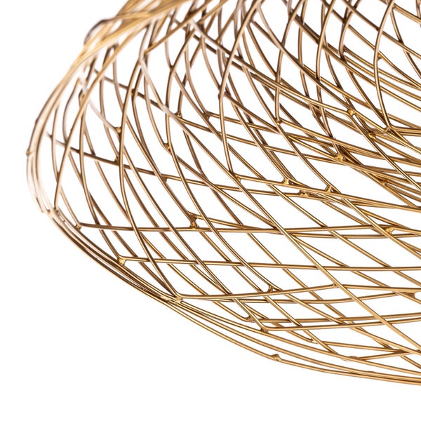 Lindby Deckenlampe Thorian (Design, Modern) in Gold / Messing aus Metall (1 flammig E27) - Deckenleuchte Lampe Wohnzimmerleuchte