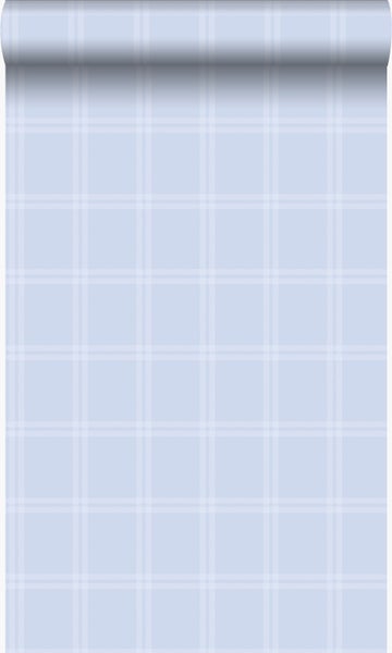 Origin Wallcoverings Tapete Karomuster Hellblau - 53 cm x 10.05 m - 346821