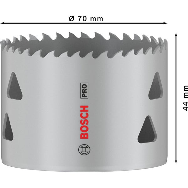Bosch PRO Multi Material Lochsäge 70 mm mit Gewinde - 2608901524