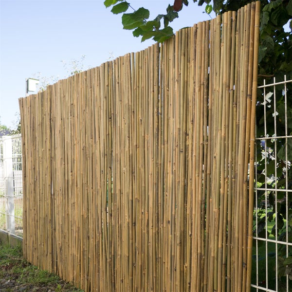 Sichtschutzmatte Lukata  150x250 cm, Bambus naturfarben