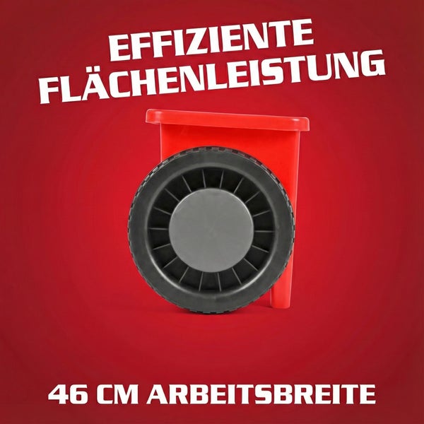 Rotierender Mopp mit einer Arbeitsbreite von 46 Zentimetern für eine effiziente Flächenleistung