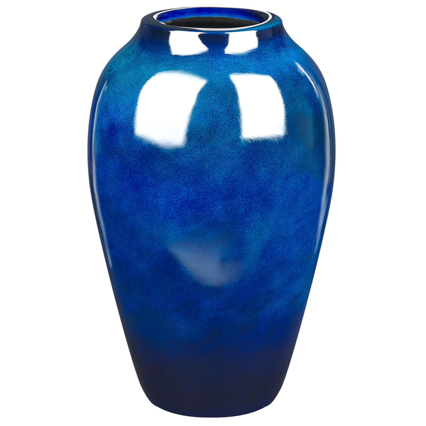 Blumenvase OCANA Keramik 37 cm Dunkelblau