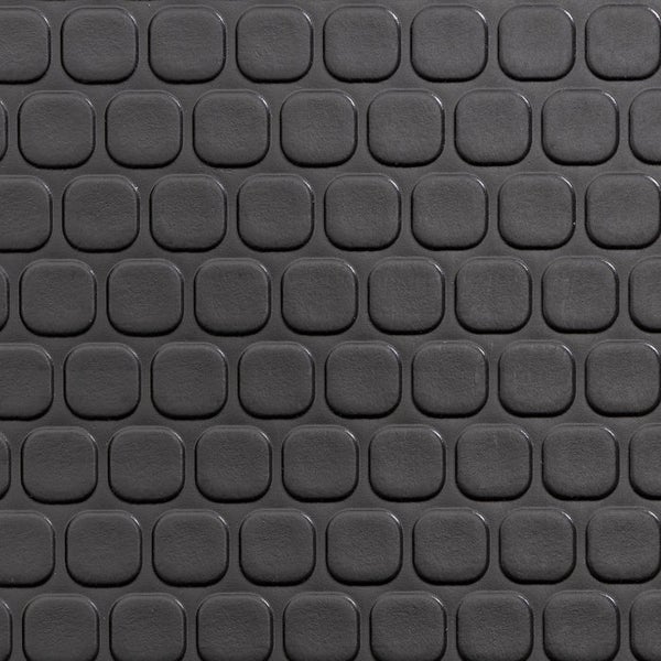 Schwarze Gummimatte mit Noppenmuster