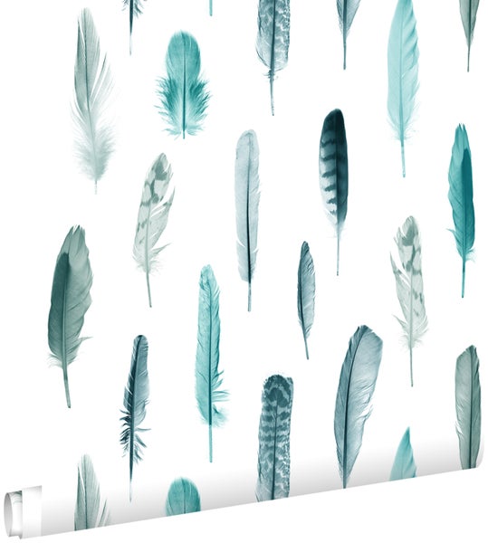 Tapetenrolle mit Federdesign