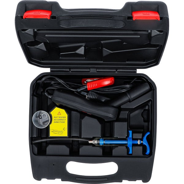 Abgastester-Set in schwarzem Koffer zur Abgasanalyse
