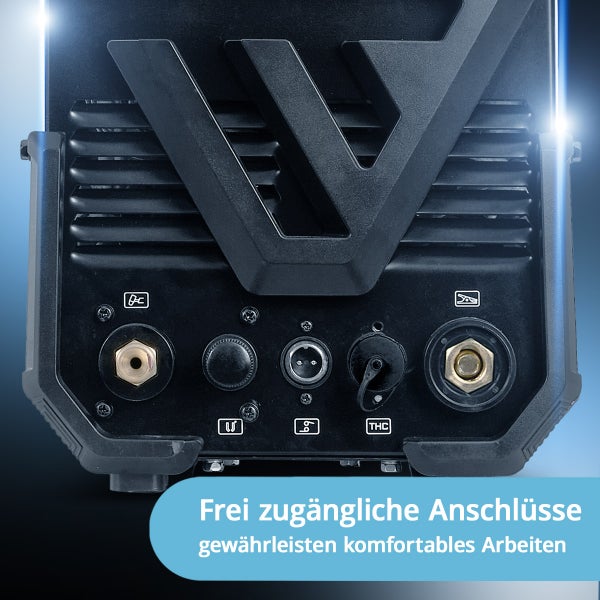 Anschlüsse einer Schweißmaschine