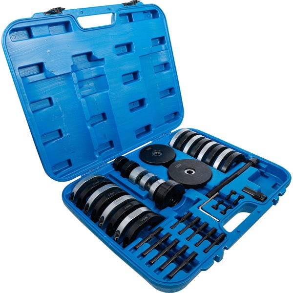 Radlagerwerkzeugsatz in blauem Werkzeugkoffer