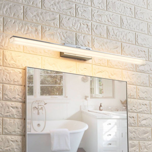 Lucande LED Wandleuchte, Wandlampe Bad Julie (spritzwassergeschützt (Modern) (1 flammig ) - Wandleuchten Spiegelleuchte Badezimmer Wandbeleuchtung Badezimmerleuchte