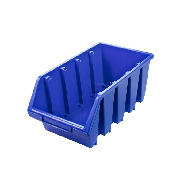 PROREGAL SuperSparSet 5x Sichtlagerbox 4 HxBxT 15,5 x 20,4 x 34 cm Polypropylen Blau