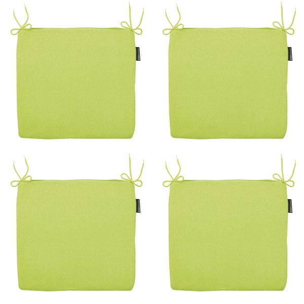 Sitzkissen Panama lime - Ca. 40x40 cm - 4er-Set
