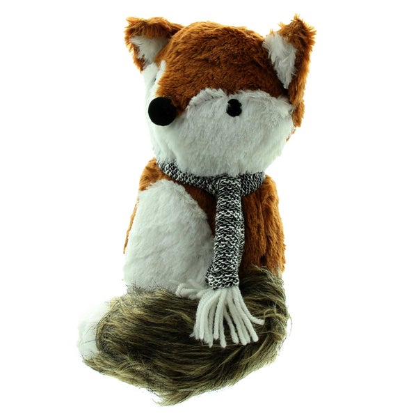 FRANK FLECHTWAREN | Türstopper Kleiner Fuchs, POLYESTER, SAND, Höhe 23 cm