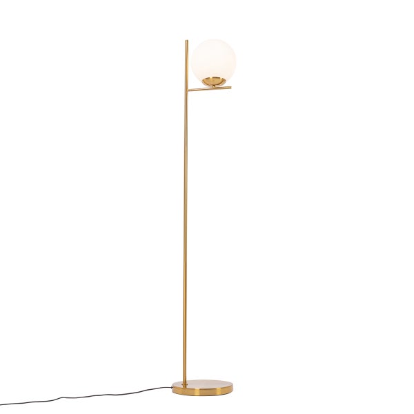 Stehlampe mit Kugel Lampenschirm