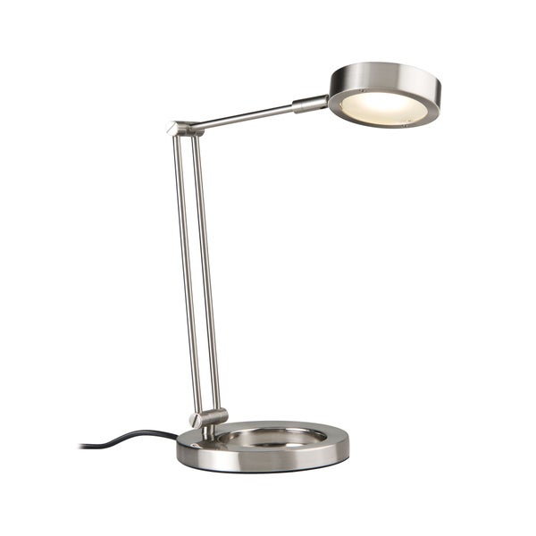 LED Schreibtischleuchte Zed 3000K 359lm 5W Eisen gebürstet