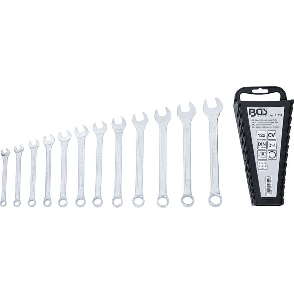 BGS Maul-Ringschlüssel-Satz SW 8 - 19 mm 12tlg. - 71022