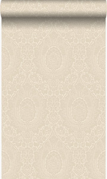 Origin Wallcoverings Tapete Ornamente Sandbeige - 53 cm x 10.05 m - 345426