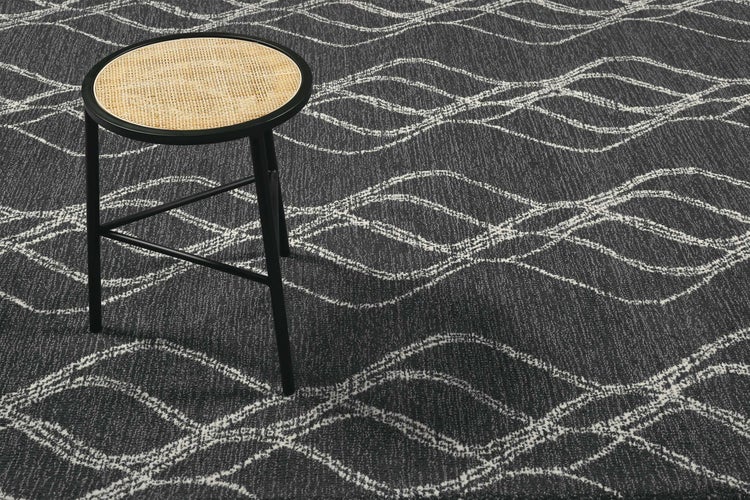 Teppich Anthrazit aus Naturfasern Hendrik WECONhome 140x200 cm