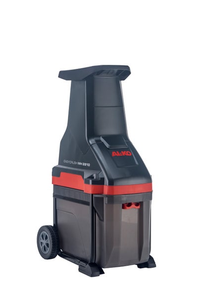 AL-KO Messerhäcksler Easy Crush MH 2810 mit Fangbox und Rädern für Gartenabfälle.