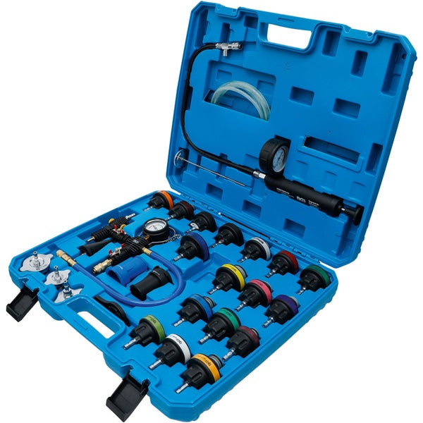 Kühlmittel-Druckprüfgerät Satz im Werkzeugkoffer