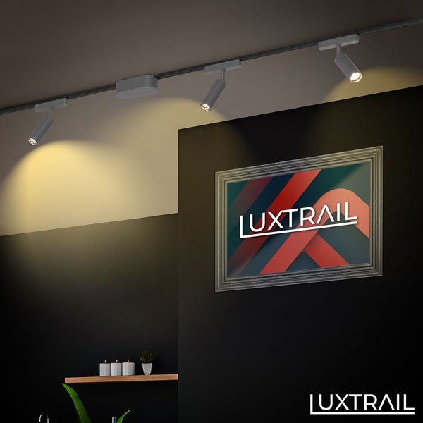 Briloner Luxtrail Schienensystem, Zubehör, Erweiterungskomponente, Schwarz, 1 m