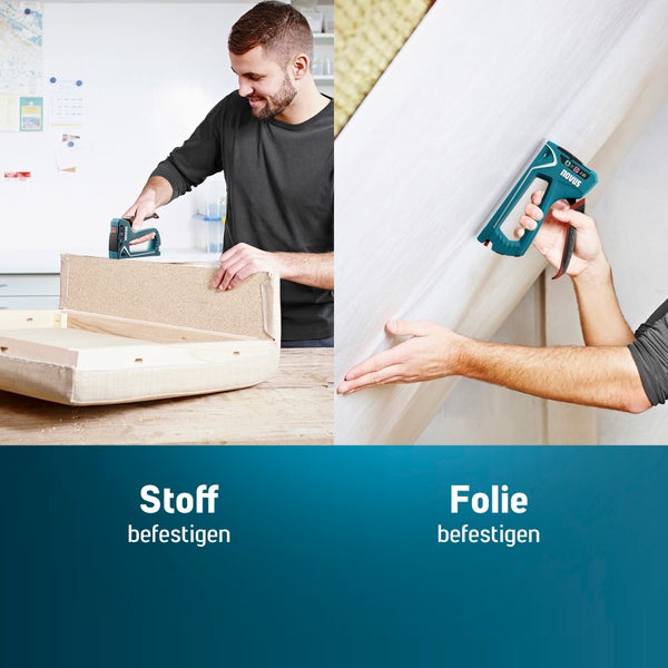 Novus Tools Handtacker J-25 4-10 mm, Profi-Tacker geeignet für Feindraht- & Flachdrahtklammern 030-0468