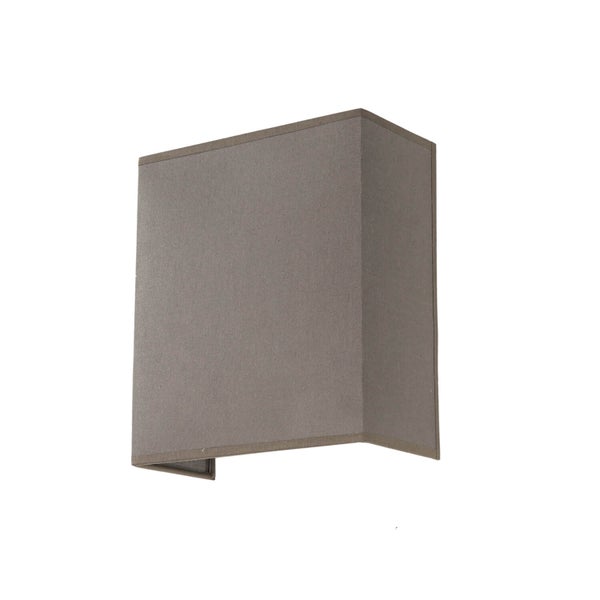 Rechteckiger Lampenschirm aus Stoff