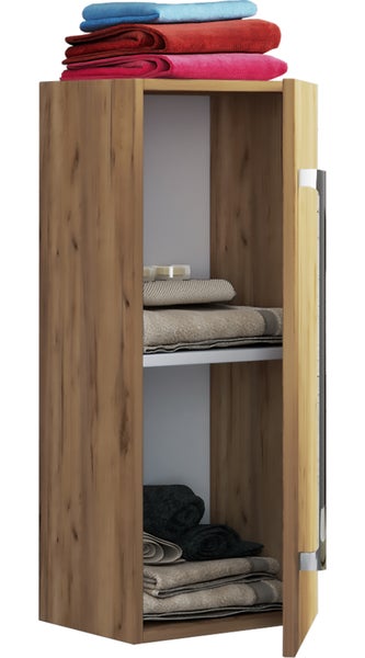 Holz Badmöbel Midischrank Badschrank Bad Badinos D