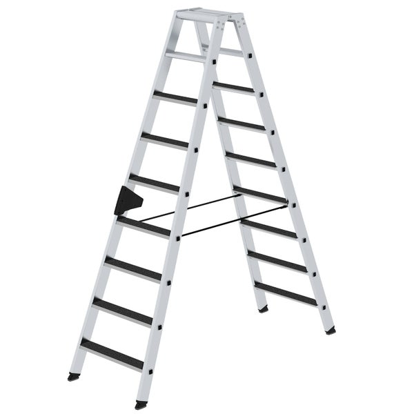 MUNK Stehleiter beidseitig begehbar mit clip-step R13 2x9 Stufen