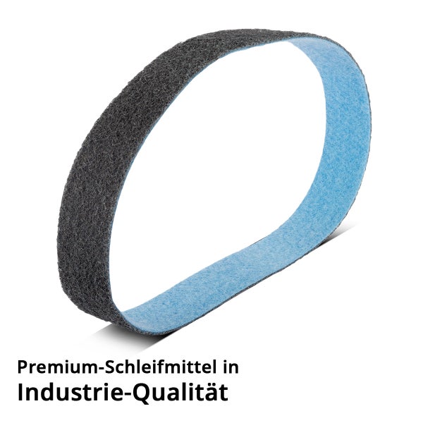 Bandschleifer und Schleifband für Metallbearbeitung