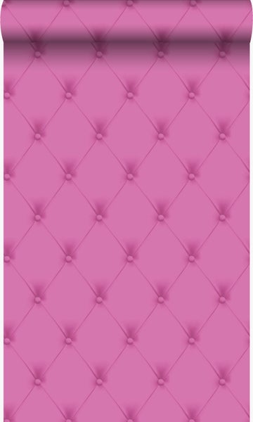 Origin Wallcoverings Tapete kapitoniertes Mustes Rosa - 53 cm x 10,05 m - 326345