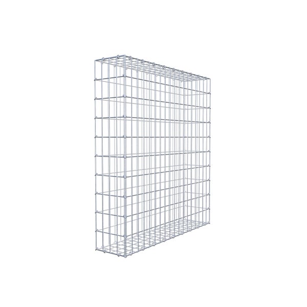 Gabione 100 cm x 90 cm x 20 cm (L x H x T), Maschenweite 5 cm x 10 cm, C-Ring