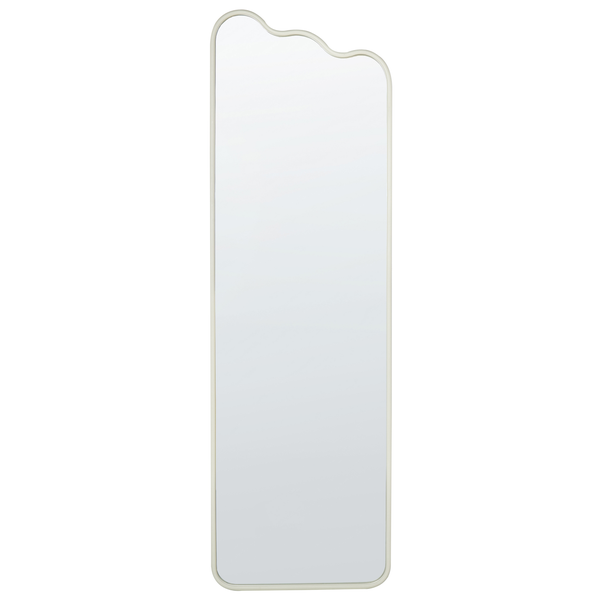 Wandspiegel ABZAC 45 cm 145 cm Metall Cremeweiß