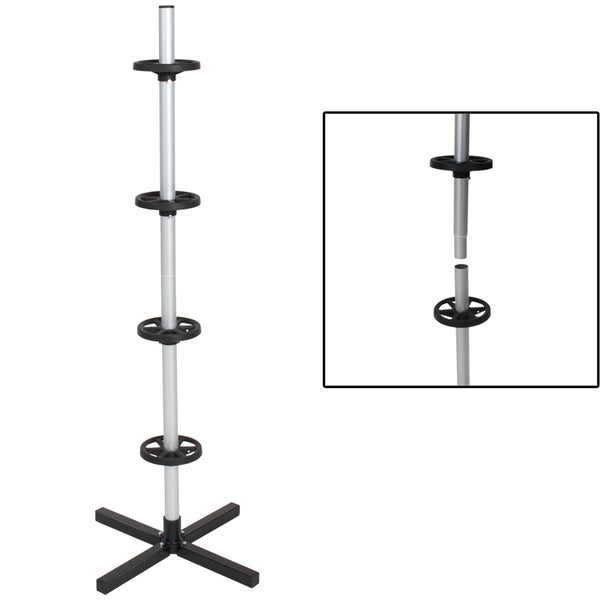 Felgenbaum tectake  einfache Montage aus Aluminium grau