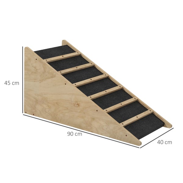 PawHut Hunderampe Rutschfeste Haustierrampe, | HORNBACH