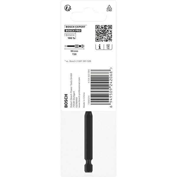 Bosch T20 Schrauberbit, 90 mm lang