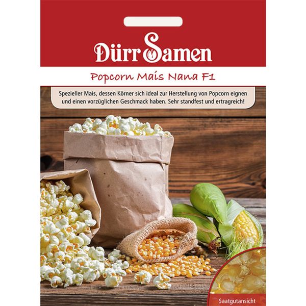 Popcorn Mais Nana F1 Saatgut von Dürr Samen