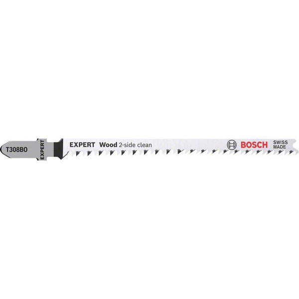 Bosch EXPERT Wood 2-side clean T308BO Stichsägeblatt, 2 Stück - 2608901712